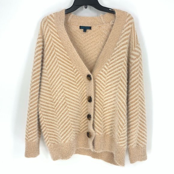 Select + Trend Cardigan Sweater Chevron Button XL - Picture 2 of 8